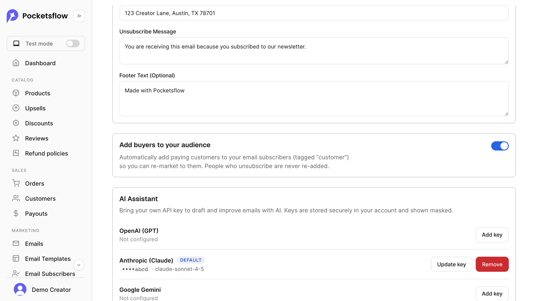 Turn buyers into subscribers, automatically: screenshot 2 of 2